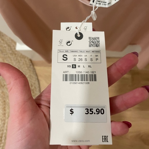 NWT Zara satin tank - Picture 3 of 3